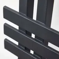 Elizabeth Towel Radiator - 800mm X 500mm - Anthracite