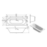 Emery Round Double Ended Bath - Various Sizes