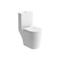 Emery Round Double Ended Reinforced Bath, Pedestal Basin, Close Coupled Toilet, Brass Taps & Waste