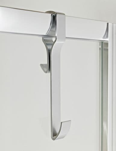 Enclosure Hook For Framed Enclosures, Chrome, ACC004