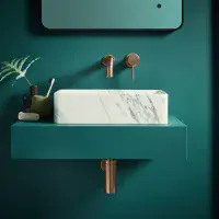 Encore Wall Mounted Basin Tap Brushed Bronze - NU-040