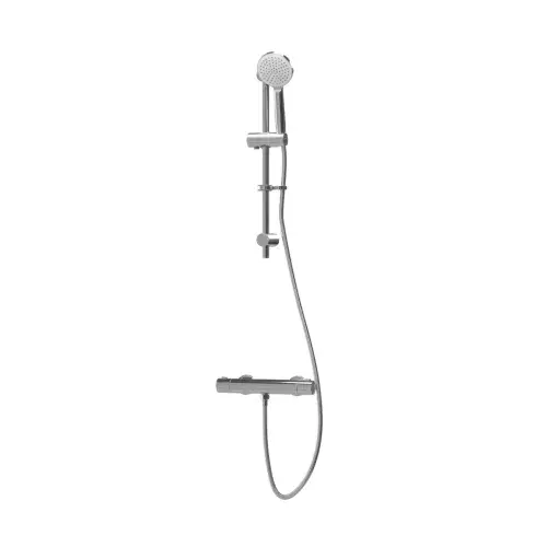 Enzo Single Outlet Thermostatic Shower with Flexible Riser Kit