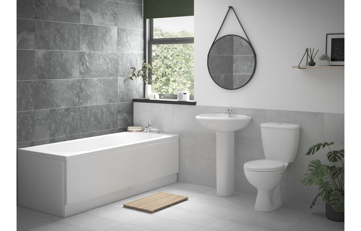 SEPARATE BATH & TOILET+A.H☆SUITS SET 78 Inch Traditional Style Hopkinton Double Sink Bathroom