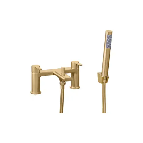 Evolve Bath/Shower Mixer Tap - Brushed Brass