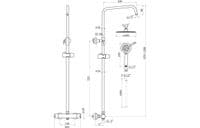 Evolve Brushed Brass Shower & Tap Bundle Pack | Bathcenter