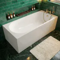 Exacta Acrylox 1480 x 685mm Bath - Super Strength Single Ended