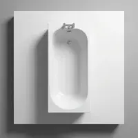 Exacta Acrylox 1480 x 685mm Bath - Super Strength Single Ended