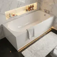 Exacta Acrylox 1480 x 685mm Bath - Super Strength Single Ended