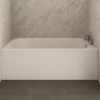 Exacta Acrylox 1580 x 685mm Bath - Super Strength Single Ended