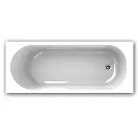 Exacta Acrylox 1680 x 745mm Super Strength Single Ended Shower Bath with New BathBuilder Options