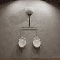 Exposed Urinal Pack with Ceramic Cistern 1,2,3 or 4 Bowl