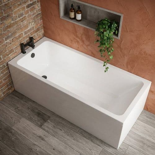 Extra Wide 1700 x 900mm Straight Single Ended Bath - Lifetime Guarantee