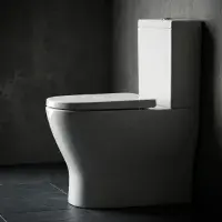 Frontline F60 Round Toilet | Quick Release Seat | Bathcenter
