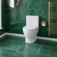 Frontline F60 Round Toilet | Quick Release Seat | Bathcenter