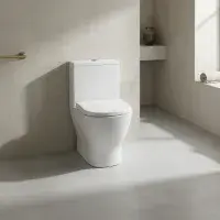 Frontline F60 Round Toilet | Quick Release Seat | Bathcenter