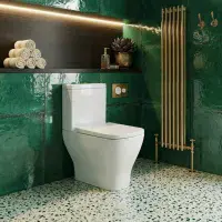 Frontline F60 Square Rimless Toilet | Quick Release | Bathcenter