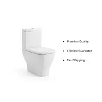 Frontline F60 Square Rimless Toilet | Quick Release | Bathcenter