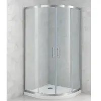 F8 8mm Chrome Bi-Fold Shower Door | Space-Saving Enclosure