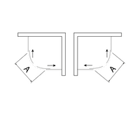 F8 8mm Chrome Bi-Fold Shower Door | Space-Saving Enclosure