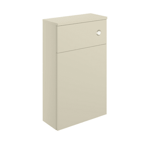 Form 500mm Floor Standing WC Unit, Matt Cotton/Oak