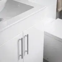 Frontline 1100mm Gloss White Bathroom Furniture Suite | Bathcenter