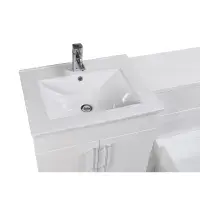 Frontline 1100mm Gloss White Bathroom Furniture Suite | Bathcenter
