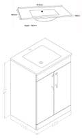 Frontline 1100mm Gloss White Bathroom Furniture Suite | Bathcenter
