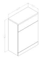 Frontline 1100mm Gloss White Bathroom Furniture Suite | Bathcenter