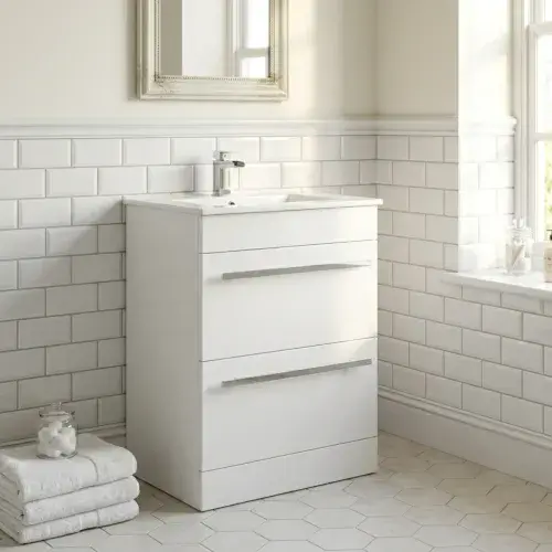 Frontline  2-Drawer Floor-Standing 600mm Unit & Basin