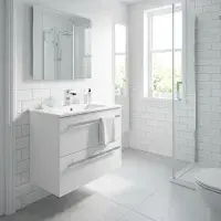 Frontline Designer 800mm Wall Hung Vanity Unit