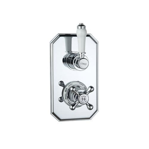 Frontline 2 Outlet Concealed Shower Valve - Various Colours