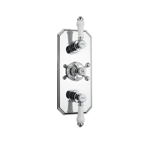 Frontline 3 Outlet Concealed Shower Valve - Various Colours