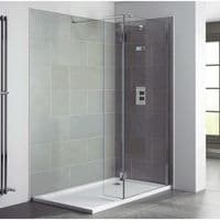 Frontline Aquaglass Mineral Walk-in Clear Glass Front Panel - Various Width/Colour