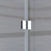 Frontline Aquaglass Mineral Walk-in Clear Glass Front Panel - Various Width/Colour