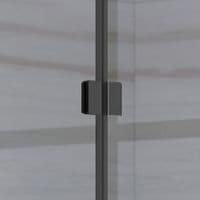 Frontline Aquaglass Mineral Walk-in Clear Glass Front Panel - Various Width/Colour