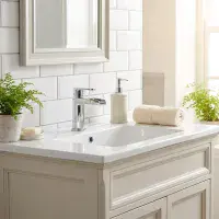 Frontline Ballini Mono Basin Mixer Tap With Click Clack Waste - Chrome