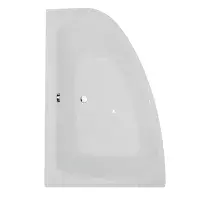 Frontline Cleo 1500x1000mm Corner Bath | Space Saving & Seat Free | Includes Front Panel