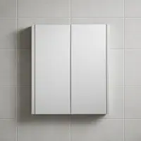 Frontline 600mm 2 Door Mirror Cabinet | Bathcenter