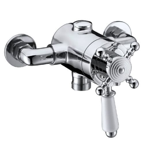 Frontline Edwardian 1 Outlet Exposed Thermostatic Valve - Chrome