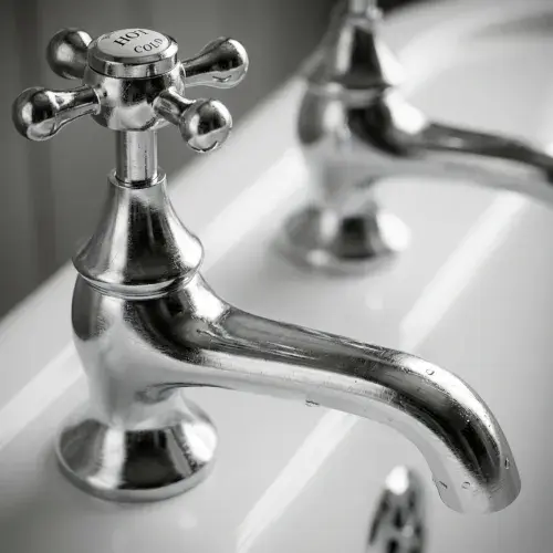 Frontline Edwardian Bath Pillar Taps - Various Colour