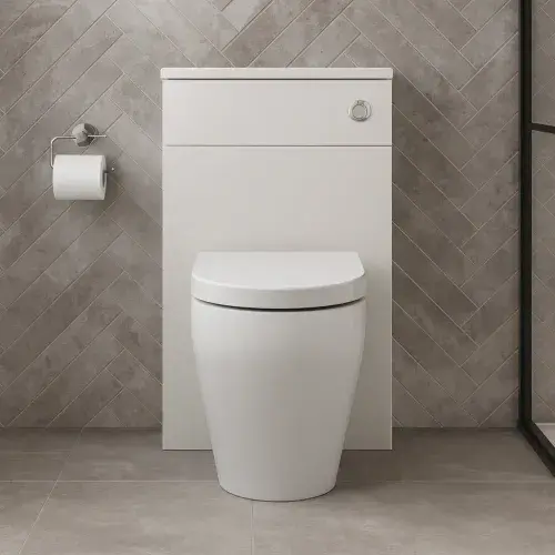 Frontline Emme Back to Wall Toilet Pan | Soft Close Seat