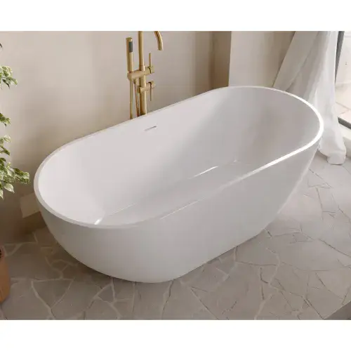Frontline Fira Stone Luxury Freestanding Bath 1700mm x 800mm
