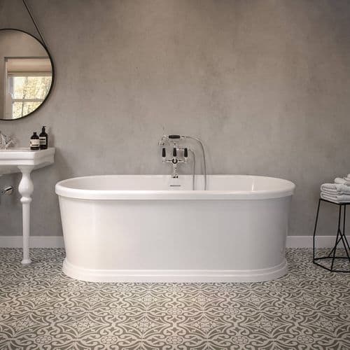 Frontline Holborn 1800 x 850mm Traditional Freestanding Tub | Luxury Double Ended Bath