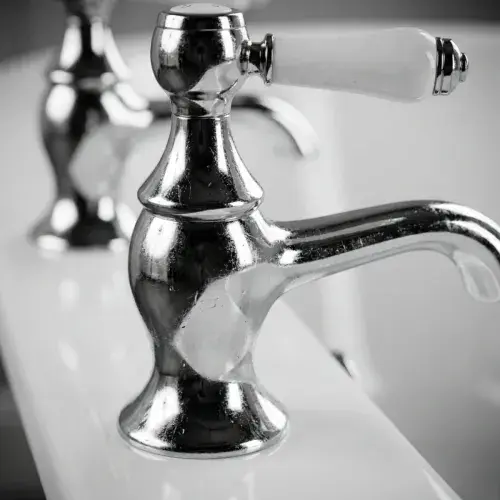 Frontline Holborn Bath Pillar Taps - Various Colour