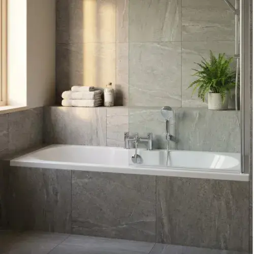 Frontline Luna 1700x750mm Double Ended Bath | Extra Wide