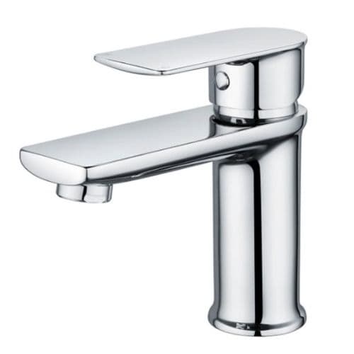 Frontline Luxe Mono Basin Mixer Tap With Waste - Chrome