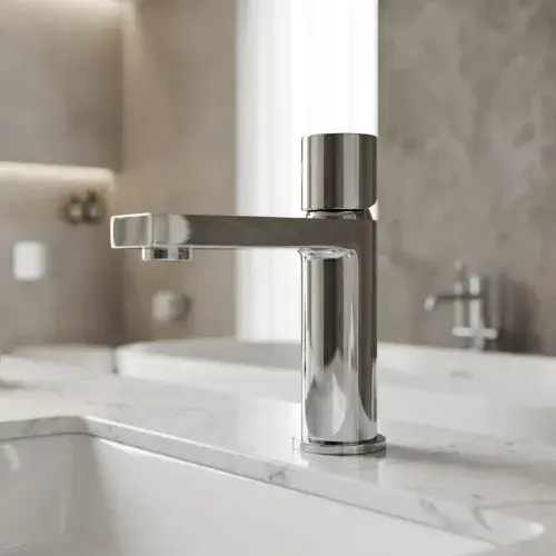 Frontline Mode Chrome Round Mono Basin Mixer Tap