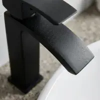 Frontline Onyx Tall Basin Mixer Tap | Bathcenter