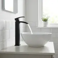 Frontline Onyx Tall Basin Mixer Tap | Bathcenter