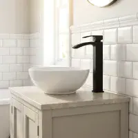 Frontline Onyx Tall Basin Mixer Tap | Bathcenter